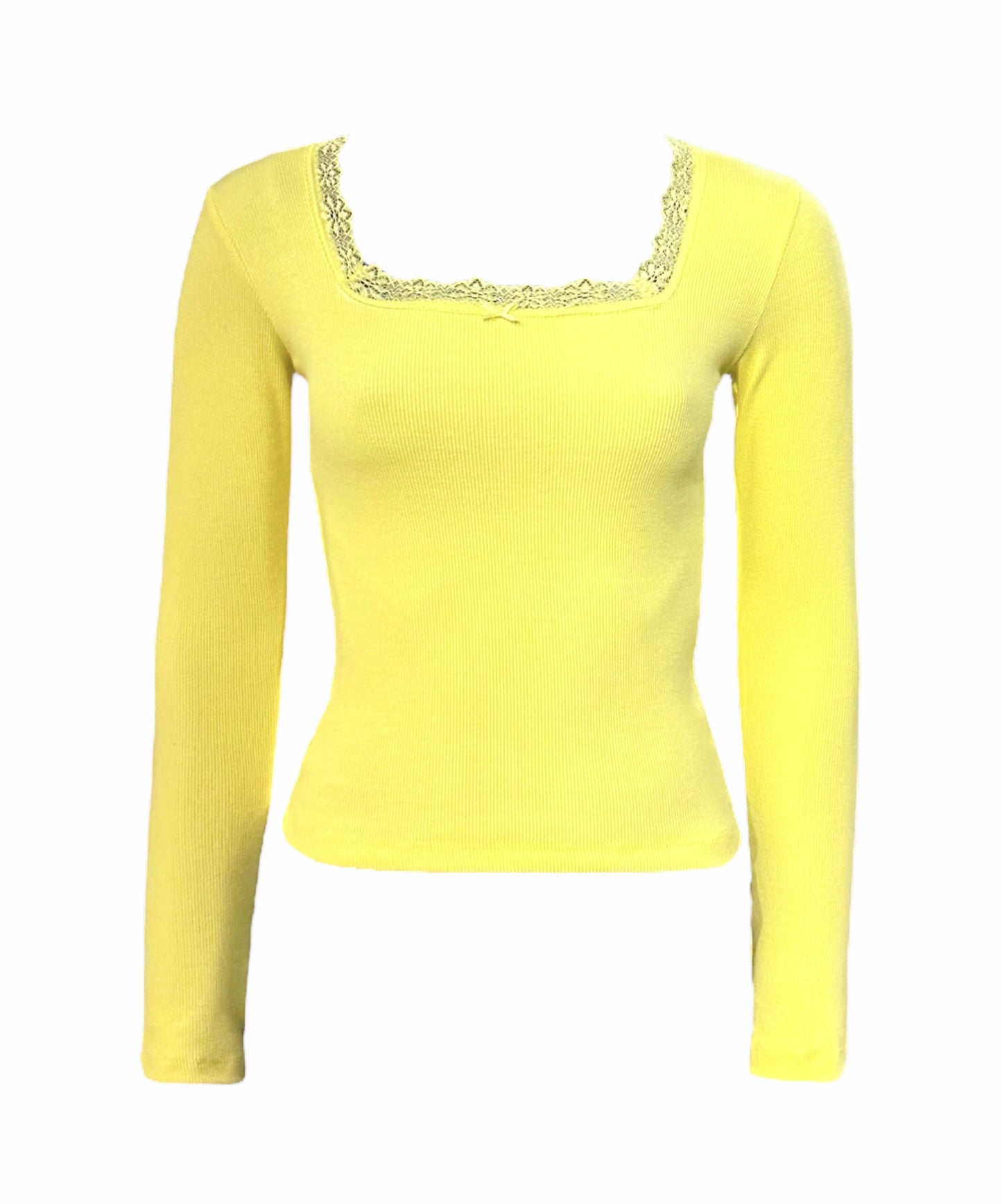 RIB YELLOW TOP