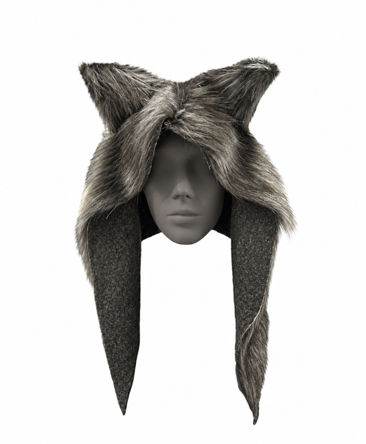 WOLF GIRL GREY CUP EARS