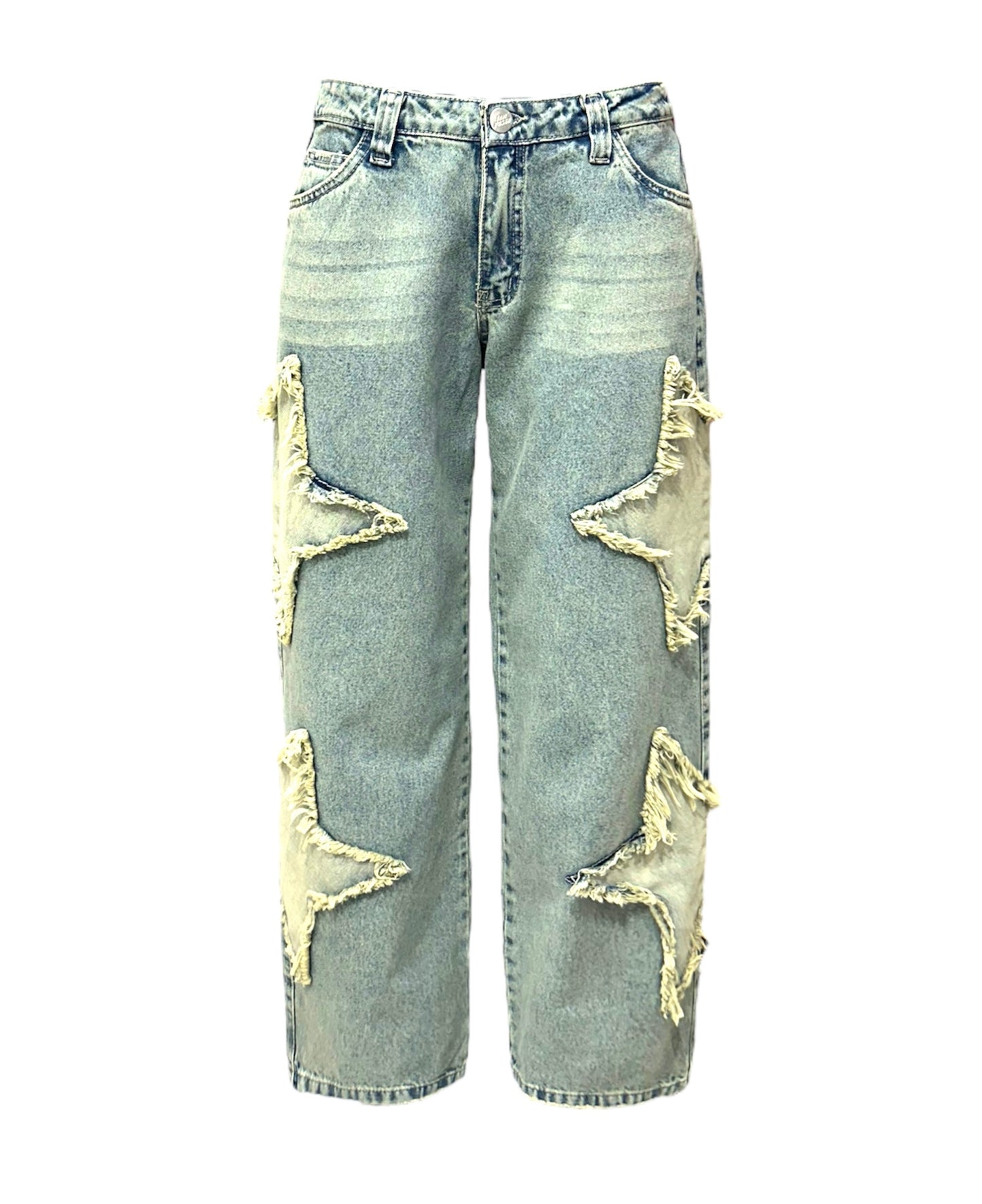 STAR BAGGY JEAN ICE LOW RISE