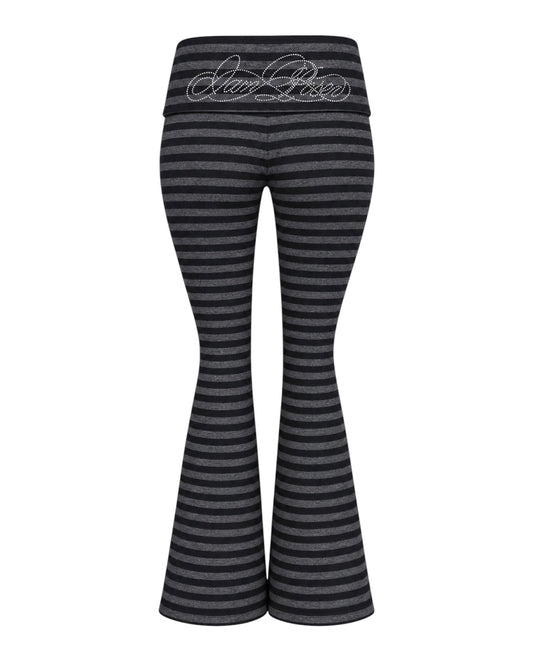 YOGA BLACK STRIPES PANTS