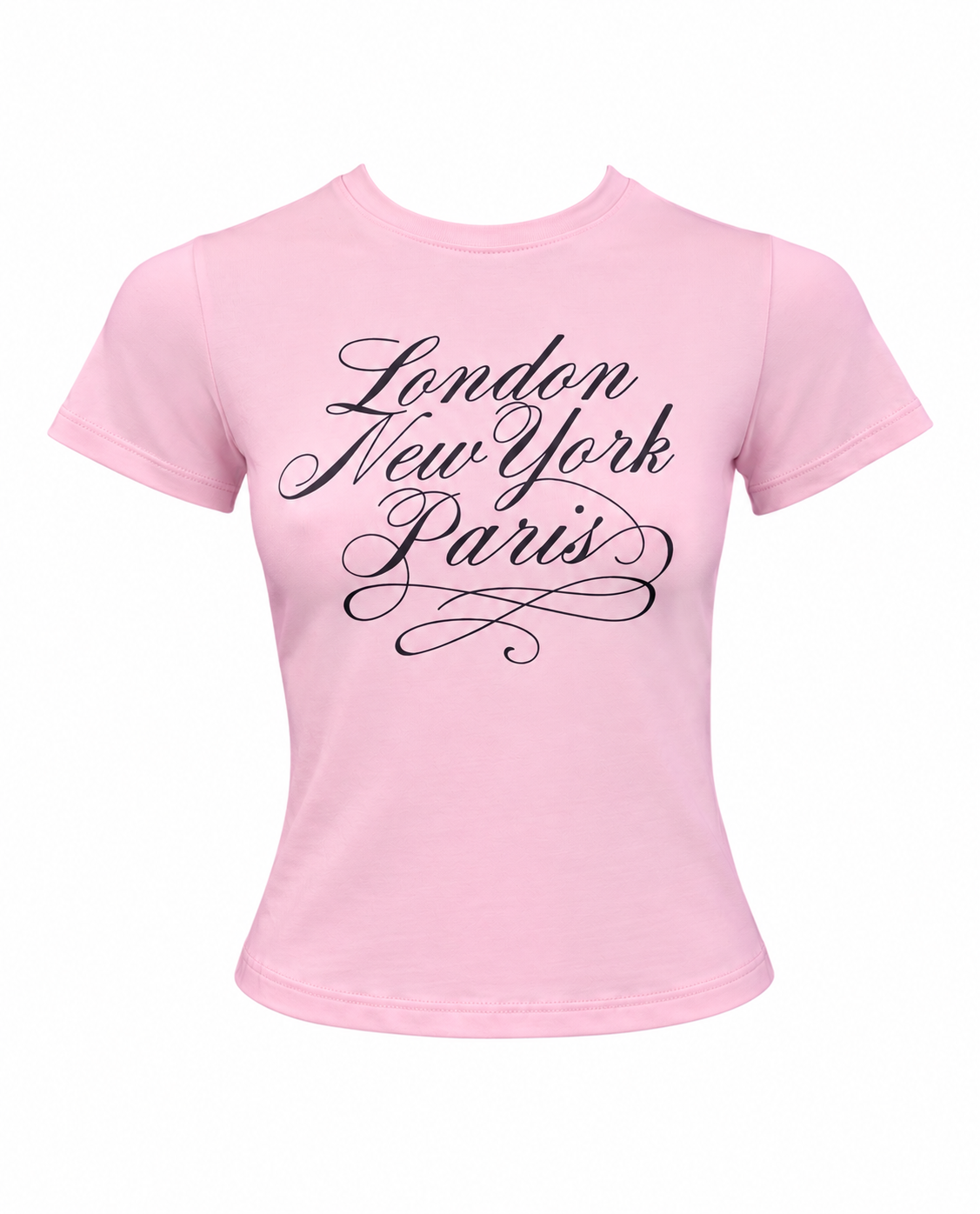 LONDON PINK BABY TEE