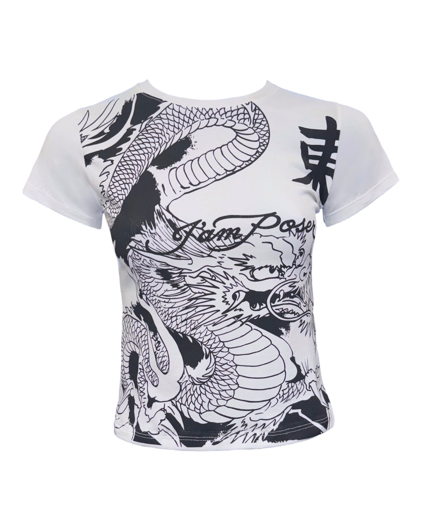 JAPANESE WHITE DRAGON BABY TEE