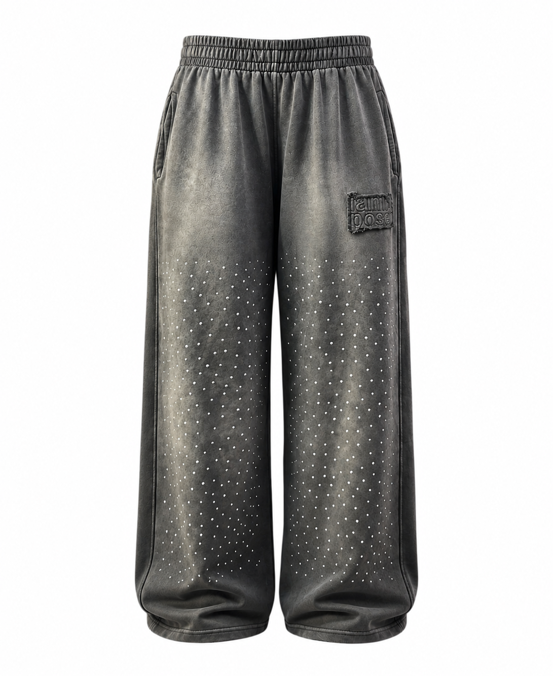 BLING ACID GREY SWEATPANTS