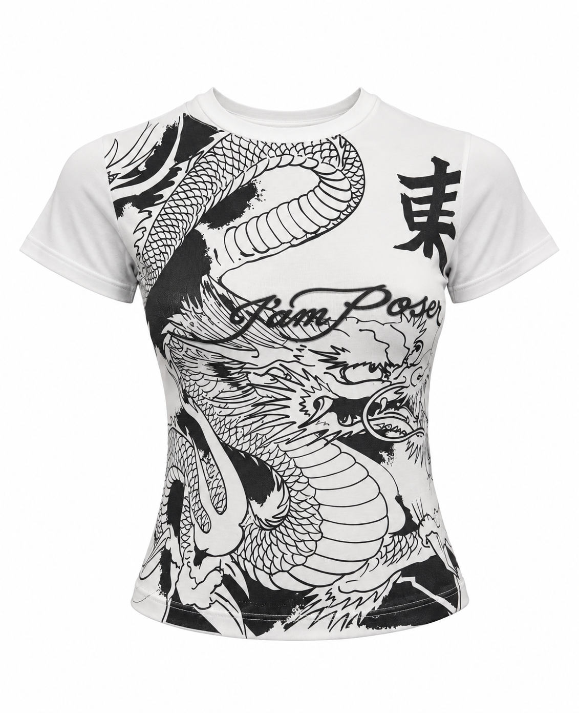 JAPANESE WHITE DRAGON BABY TEE