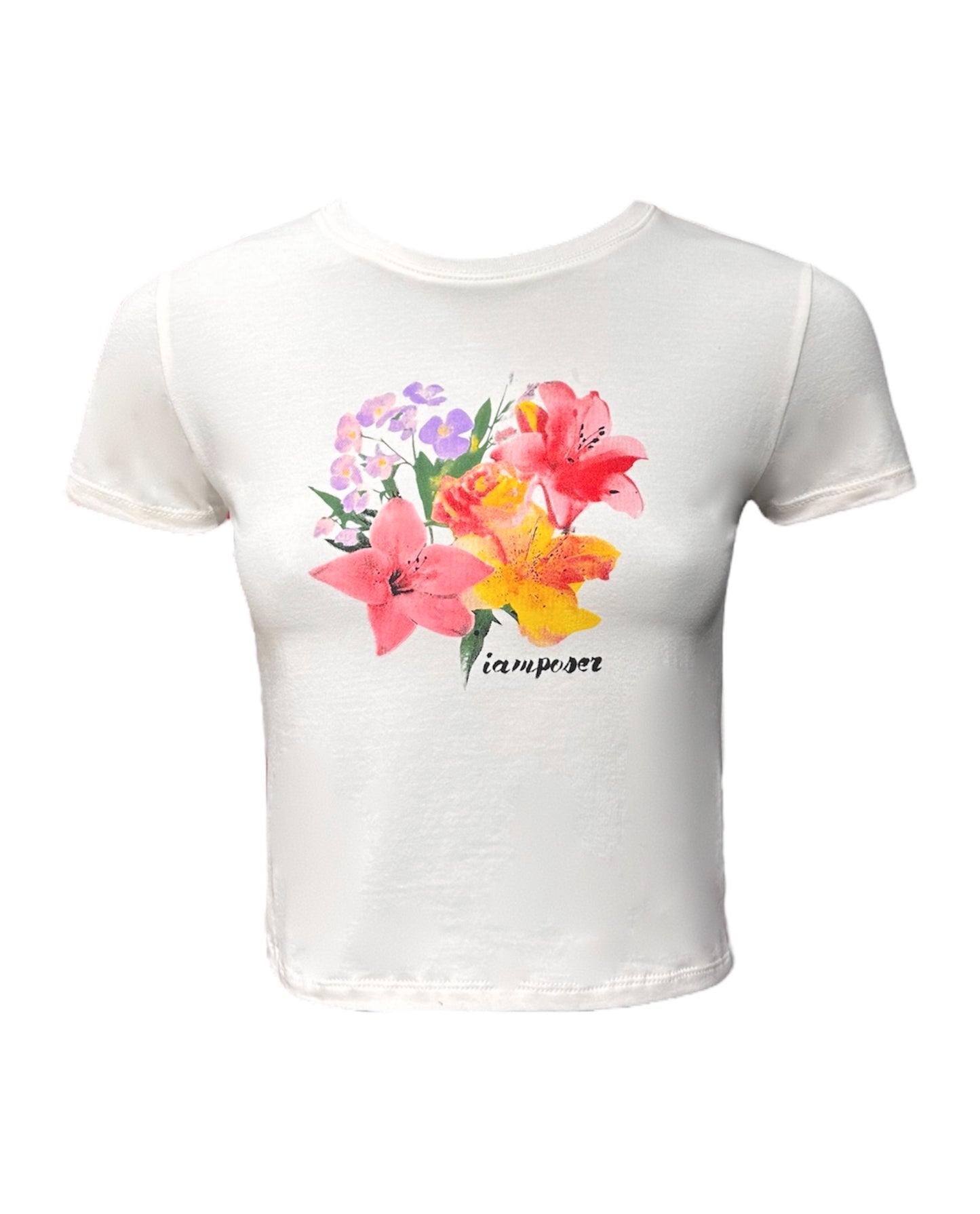FLOWERS BABY TEE