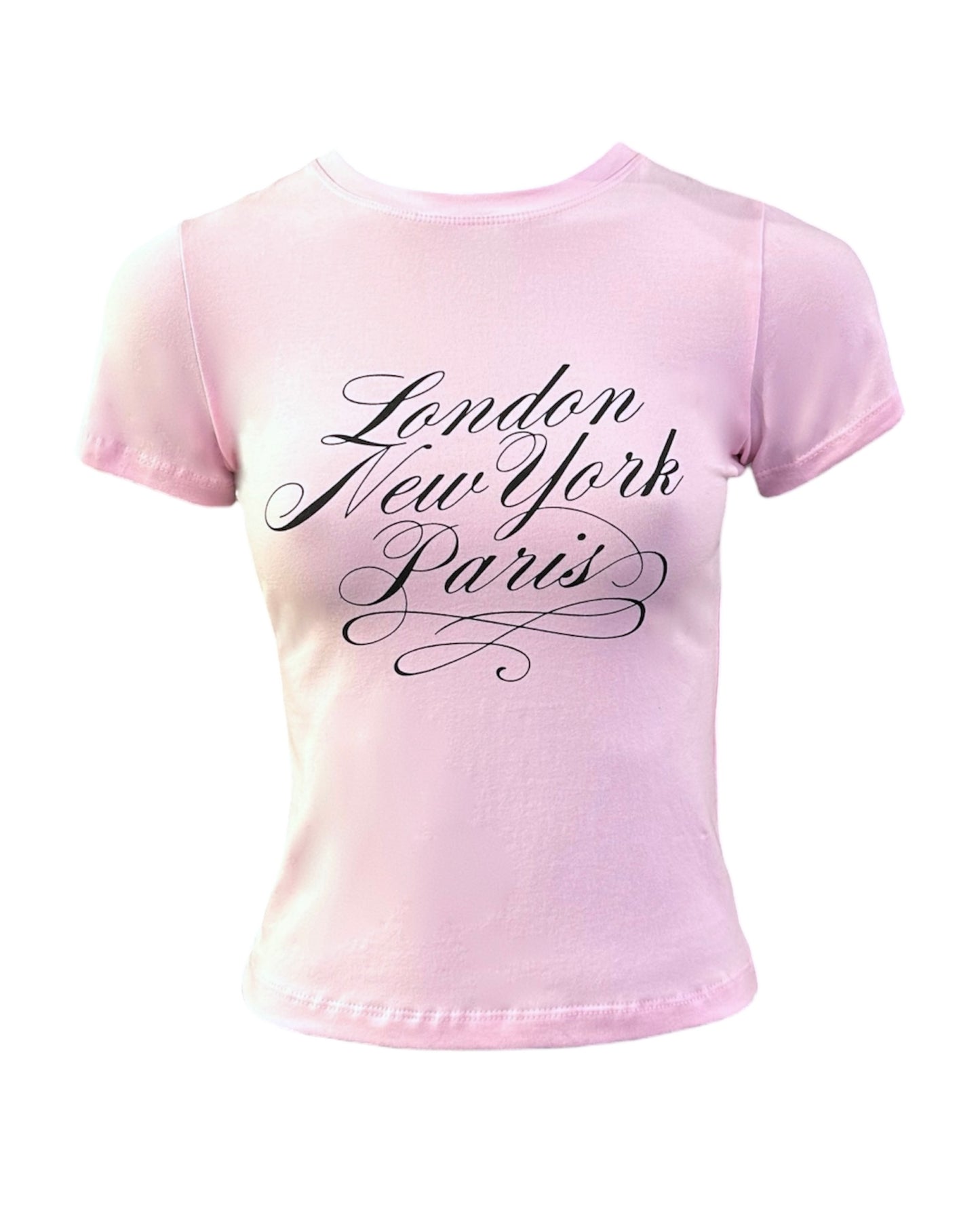 LONDON PINK BABY TEE