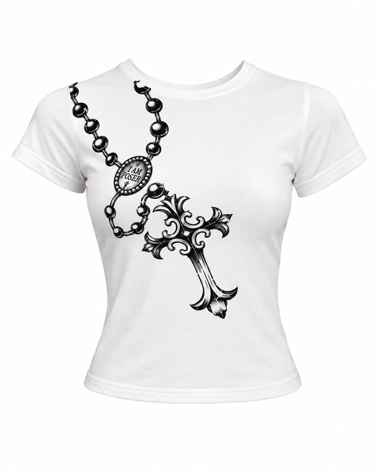 SAINT WHITE BABY TEE