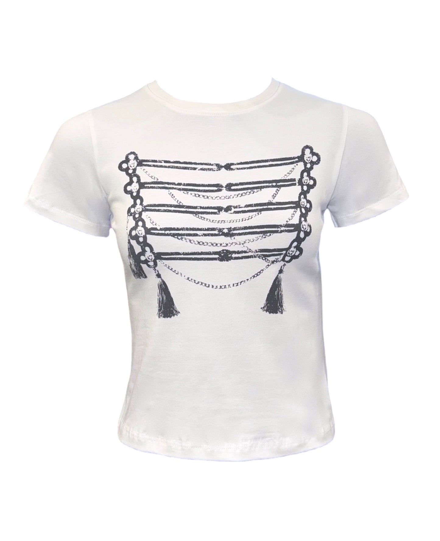 MJ WHITE BABY TEE