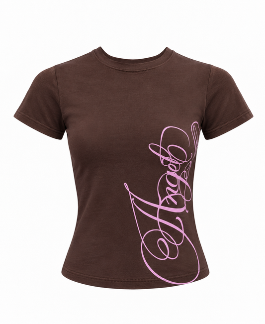 ANGEL BROWN BABY TEE