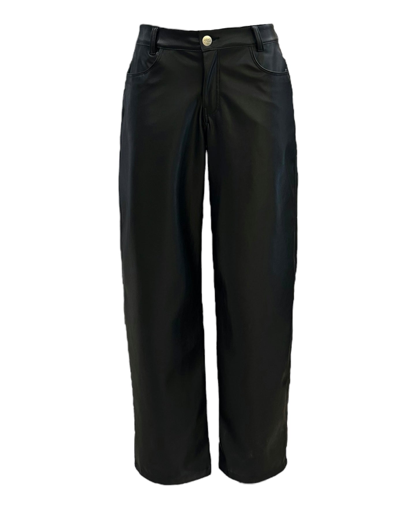 LEATHER BLACK PANTS