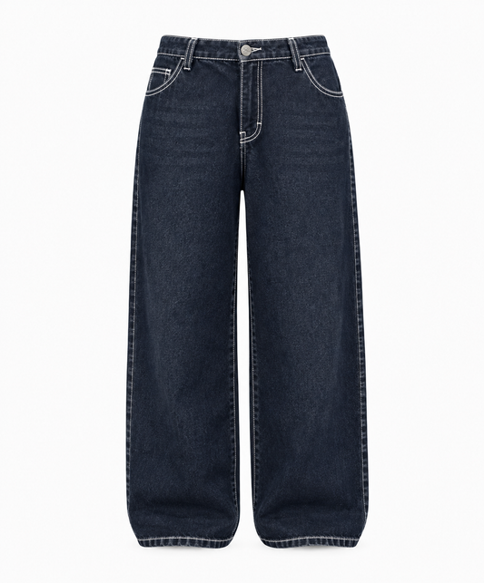 RAW DENIM LOW RISE