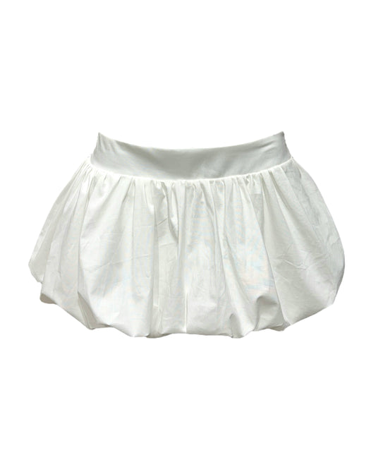BALLOON WHITE SKIRT