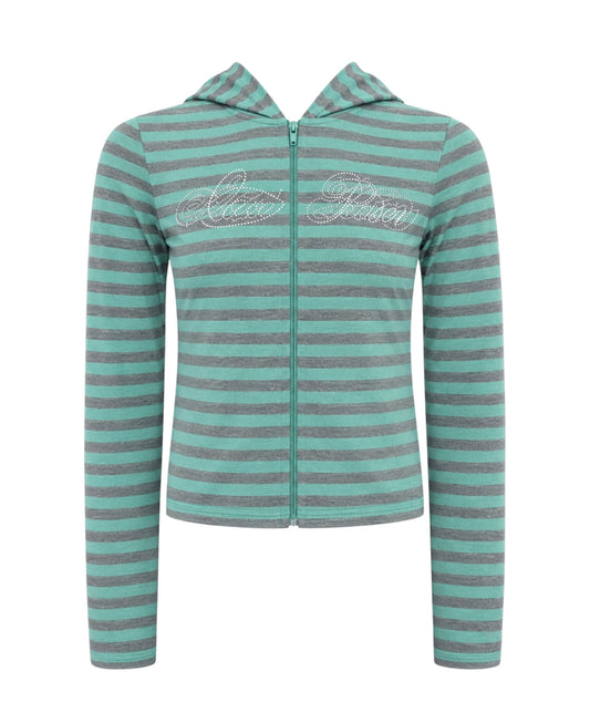 YOGA AQUA STRIPES JACKET