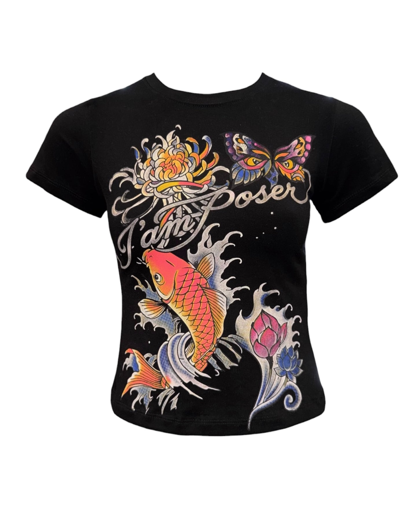PEZ KOI BLACK BABY TEE