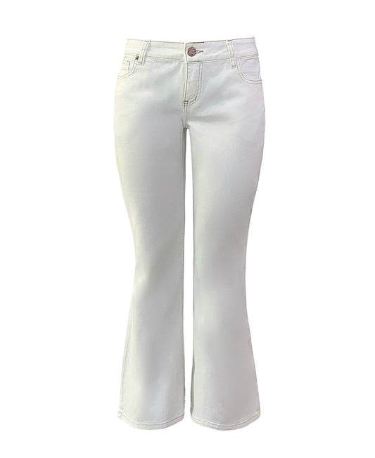 ICON WHITE FLARE PANTS