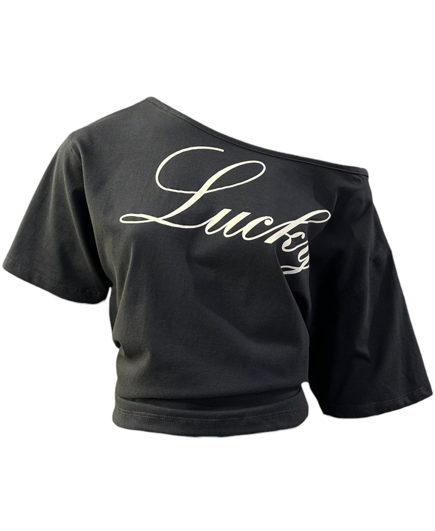 LUCKY OFF SHOULDER TEE