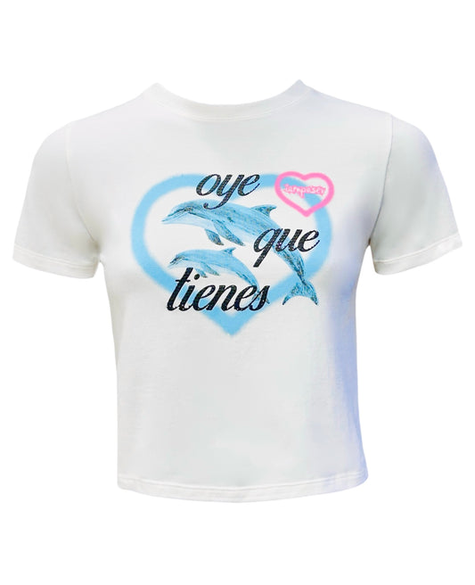OYE QUE TIENES BABY TEE
