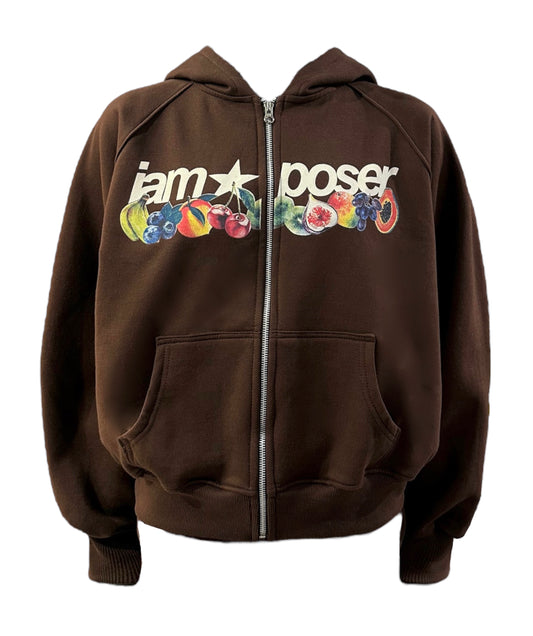 PASSION FRUITS ZIP HOODIE