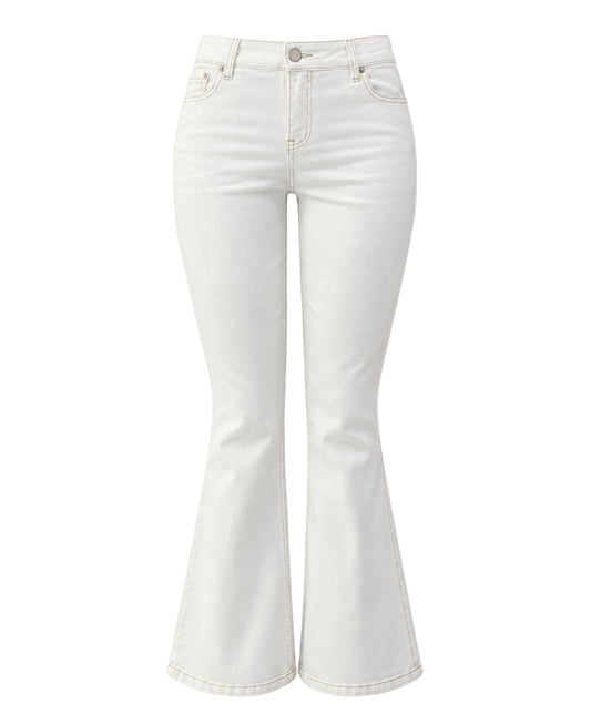 ICON WHITE FLARE PANTS