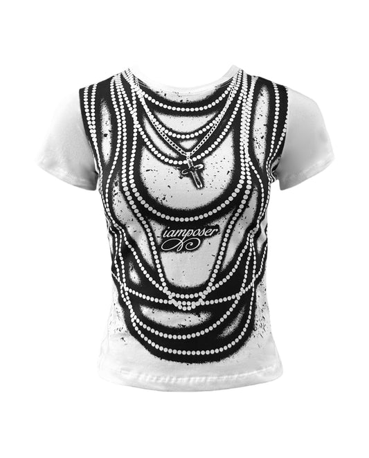 CHUNKY CHAIN BABY TEE