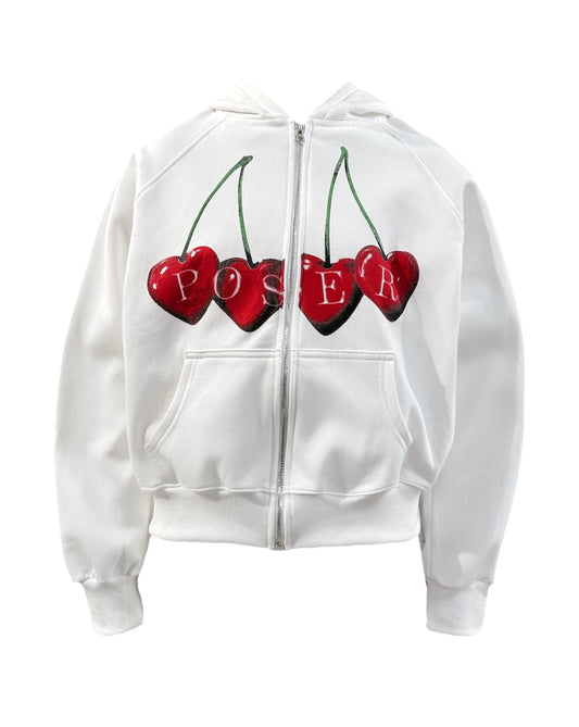 CHERRY ZIP HOODIE